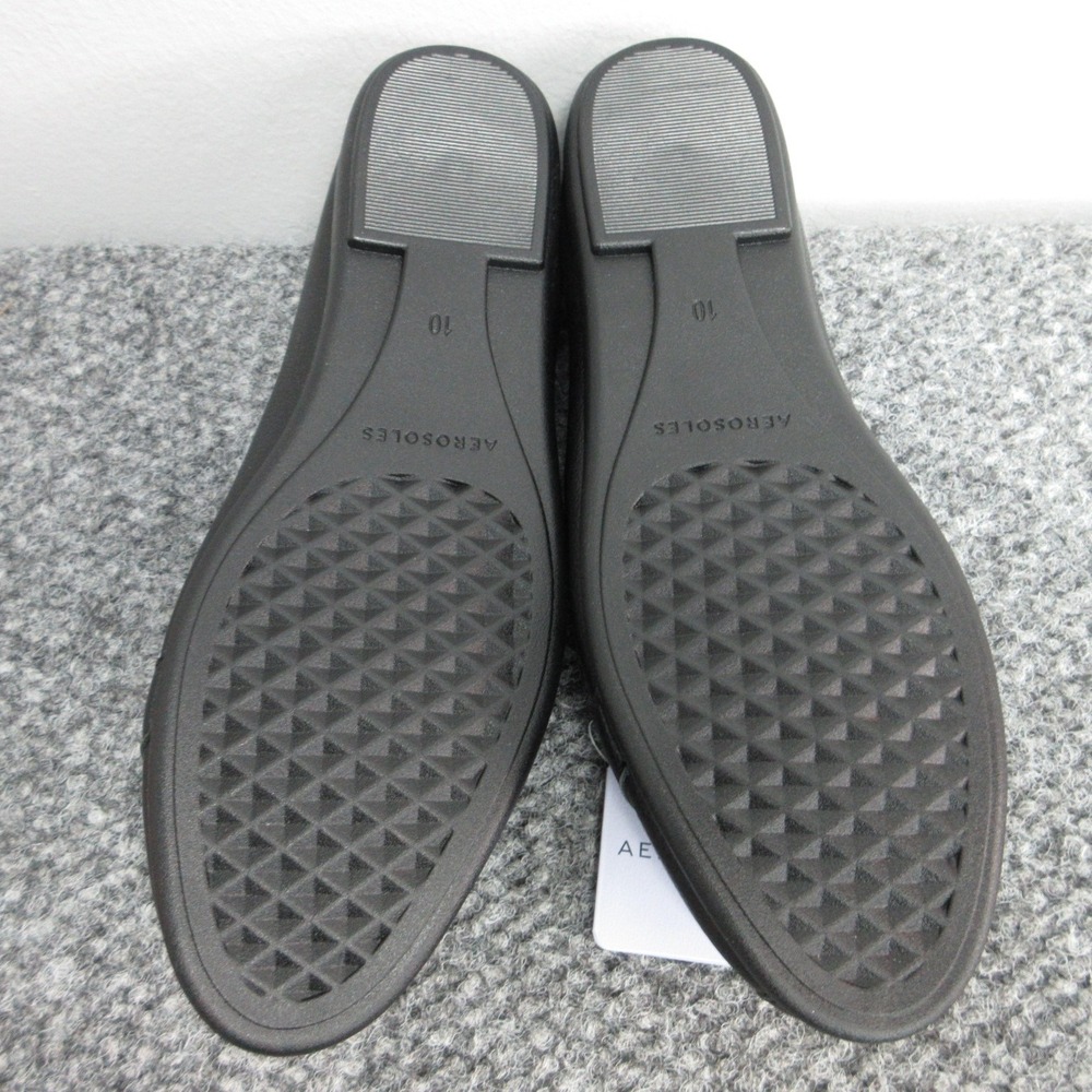 Aerosoles Shoes Womens 10W Black PU Bentley Loafer Flats Buckle Slip On - Picture 8 of 10
